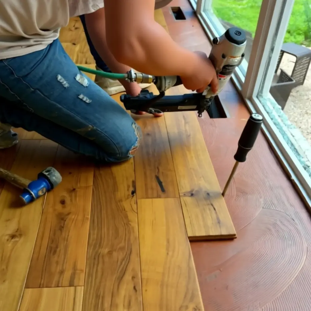 Final Floors hardwood flooring installation project example
