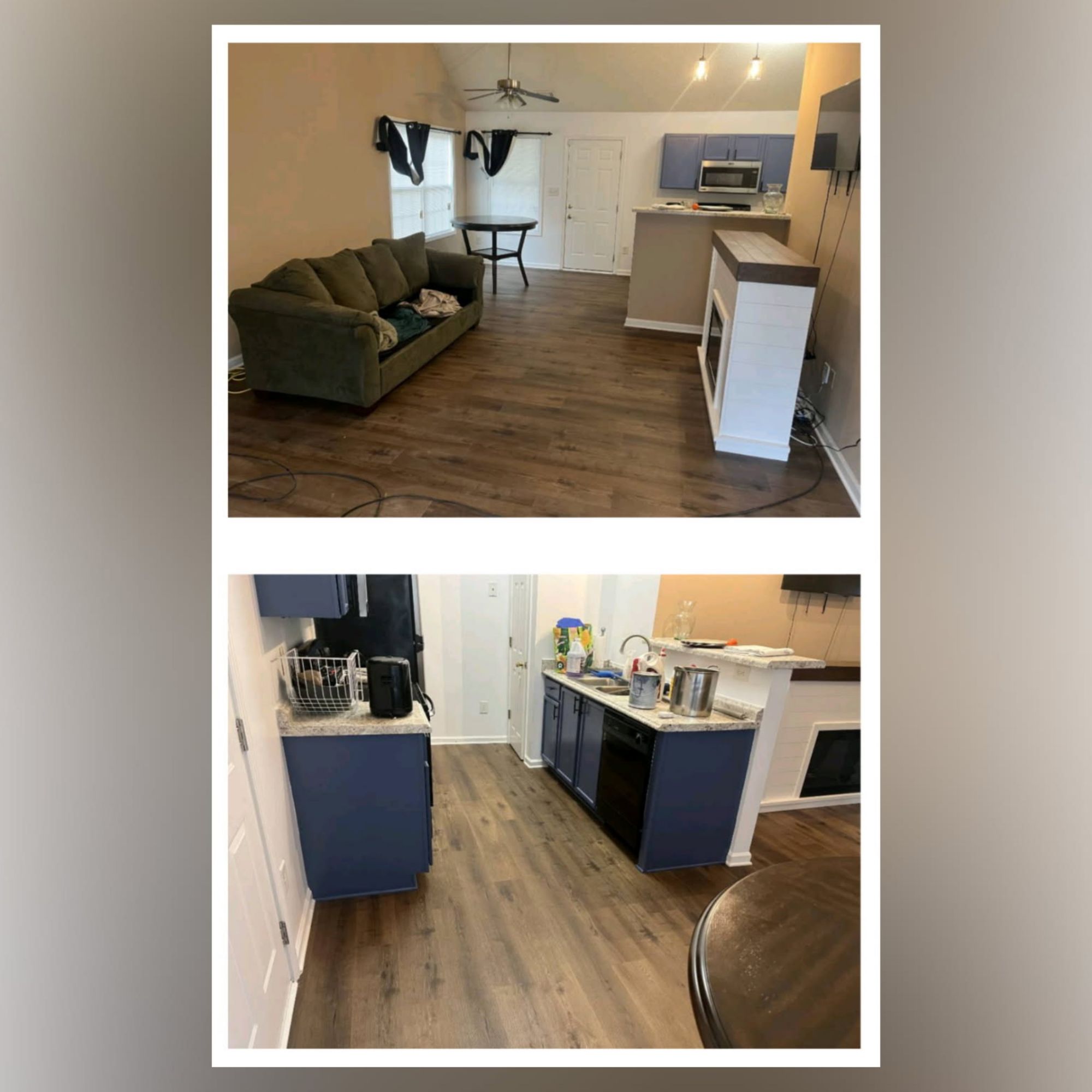 Water-damage flooring putback project example by Final Floors LLC